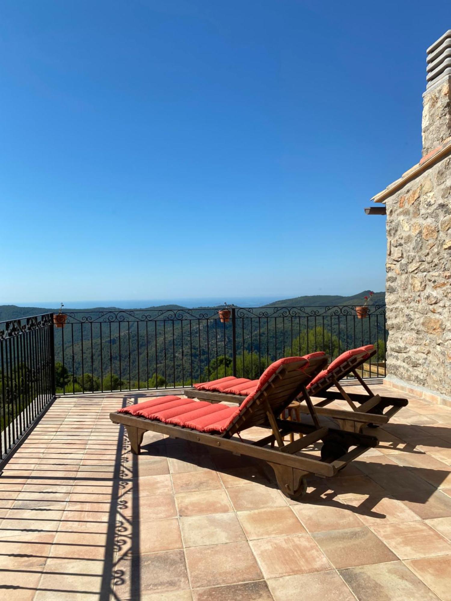 La Cueva De Miravet - Villa De Lujo En La Cima De La Montana Con Vistas Al Mar Cabanes  Exterior photo